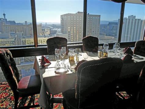 Top of Binion's Steakhouse Restaurant .